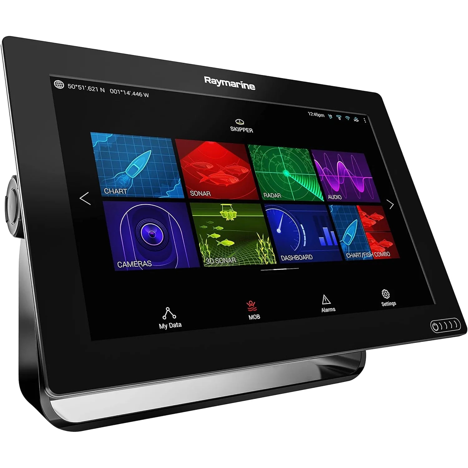 Raymarine Axiom 12 RV Multifunction Display, No Transducer, RealVision 3D, 600W Sonar, LightHouse Charts North America — Quality Boat Parts