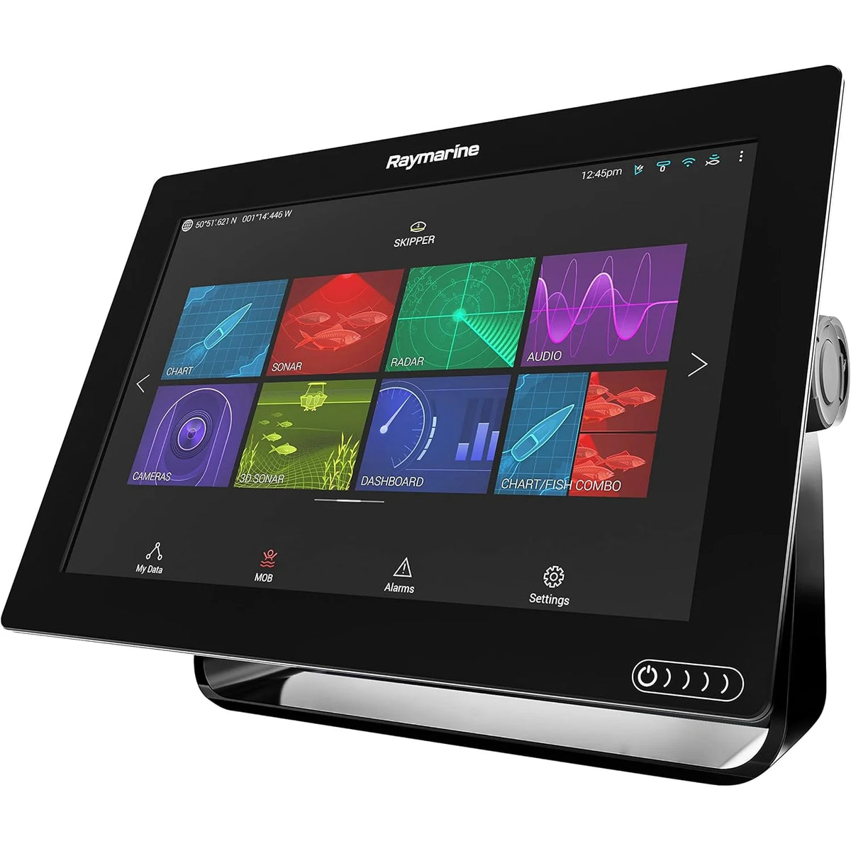 Raymarine Axiom 12 RV Multifunction Display, No Transducer, RealVision 3D, 600W Sonar, LightHouse Charts North America — Quality Boat Parts