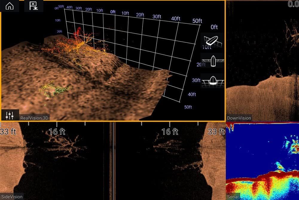 Raymarine Axiom Pro 16 RVX Multifunction Display, No Transducer, Navionics+ North America Charts, RealVision 3D Sonar, 1kW CHIRP Sonar, HybridTouch Control — Quality Boat Parts