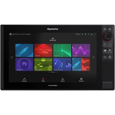 Raymarine Axiom Pro 16S Multifunction Display, 15.6 in, Built-In CHIRP Sonar, No Transducer, HybridTouch, Navionics Plus North America — Quality Boat Parts