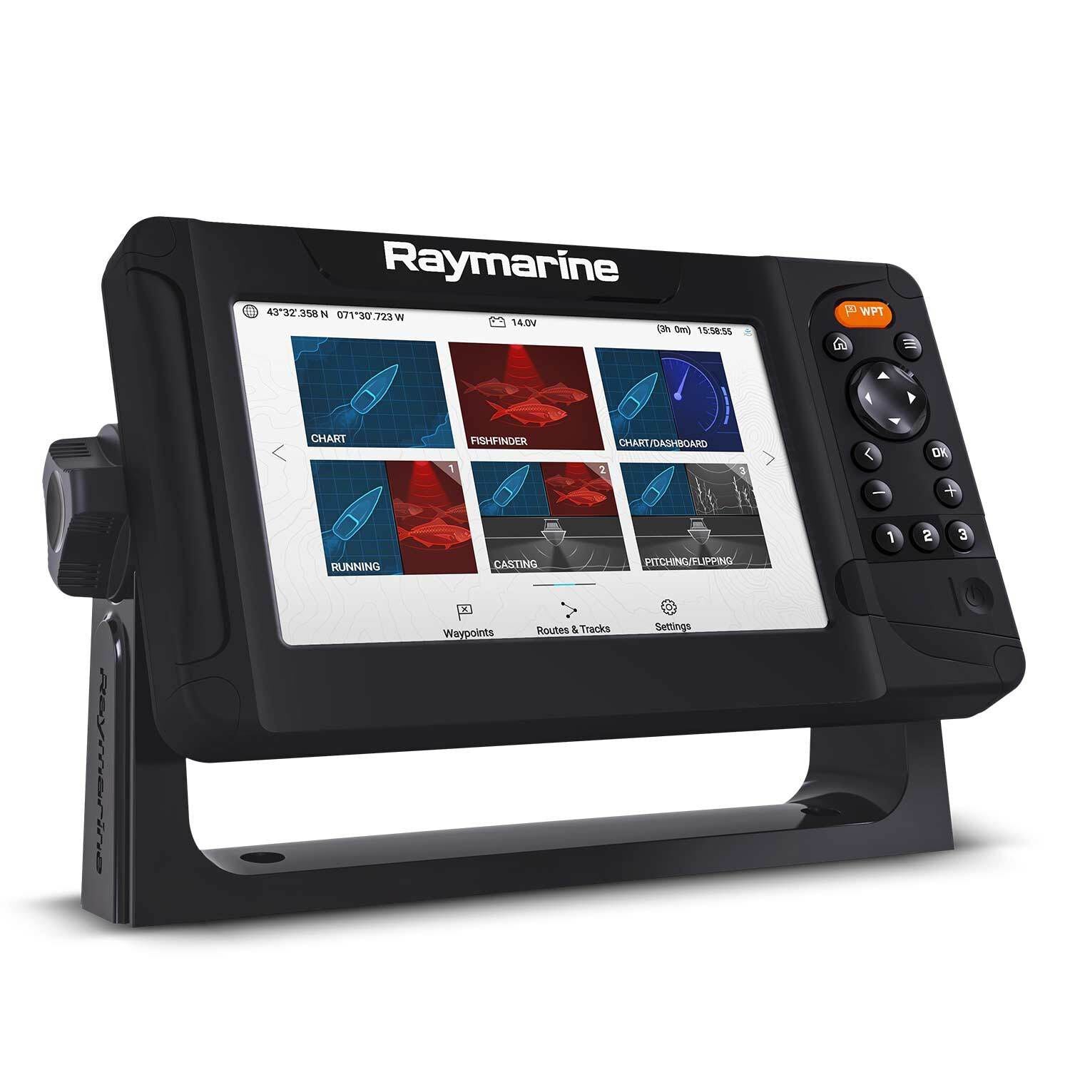 Raymarine Element 7 HV Chartplotter/Fishfinder Combo, No Transducer, Navionics+ US & Canada Charts — Quality Boat Parts