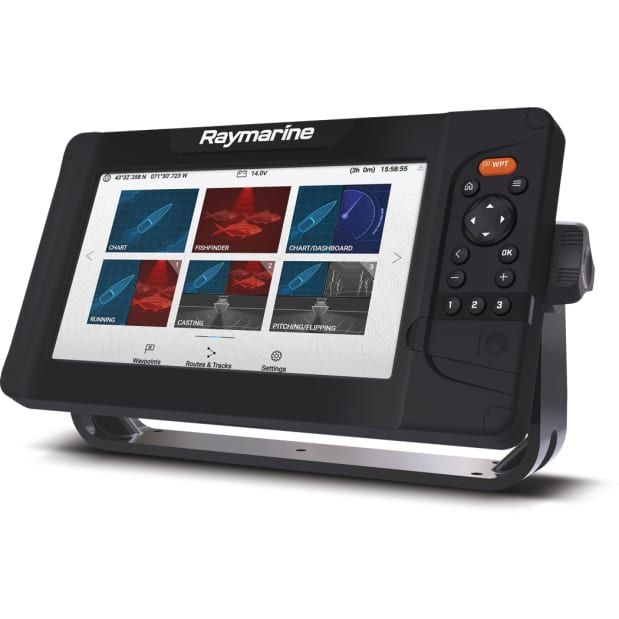 Raymarine Element 9S GPS Chartplotter, 9 in, High CHIRP Sonar, Wi-Fi, NMEA 2000, No Transducer, No Chart — Quality Boat Parts