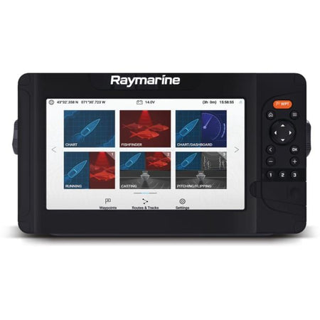 Raymarine Element 9 HV Chartplotter/Fishfinder Display, No Transducer, Navionics+ USA & Canada, HyperVision Sonar, NMEA 2000 — Quality Boat Parts