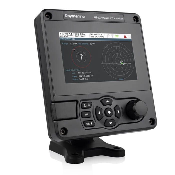 Raymarine AIS4000 Class A AIS Transceiver, NMEA 2000, 12-24V, IPX6/IPX7, Wi-Fi, 5 in Color LCD — Quality Boat Parts