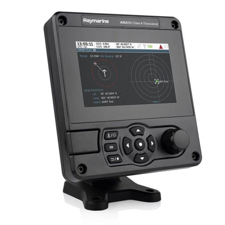 Raymarine AIS4000 Class A AIS Transceiver, NMEA 2000, 12-24V, IPX6/IPX7, Wi-Fi, 5 in Color LCD — Quality Boat Parts