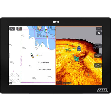 Raymarine Axiom+ 12 RV Chartplotter/Fishfinder, No Transducer, Navionics+ North America Charts, RealVision 3D Sonar — Quality Boat Parts