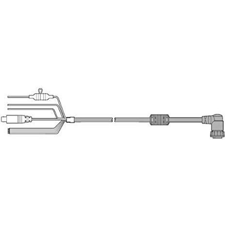 Raymarine Angled Power/Data/Video Cable, For Axiom Pro & XL, 1.5 m, NMEA 0183 — Quality Boat Parts