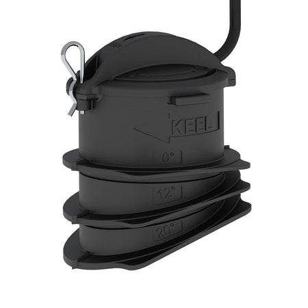 Raymarine CPT-S In-Hull CHIRP Transducer, For Non-Cored Fiberglass Hulls, 170-230 kHz, 0-25° Deadrise, 600 ft, 6m Cable — Quality Boat Parts
