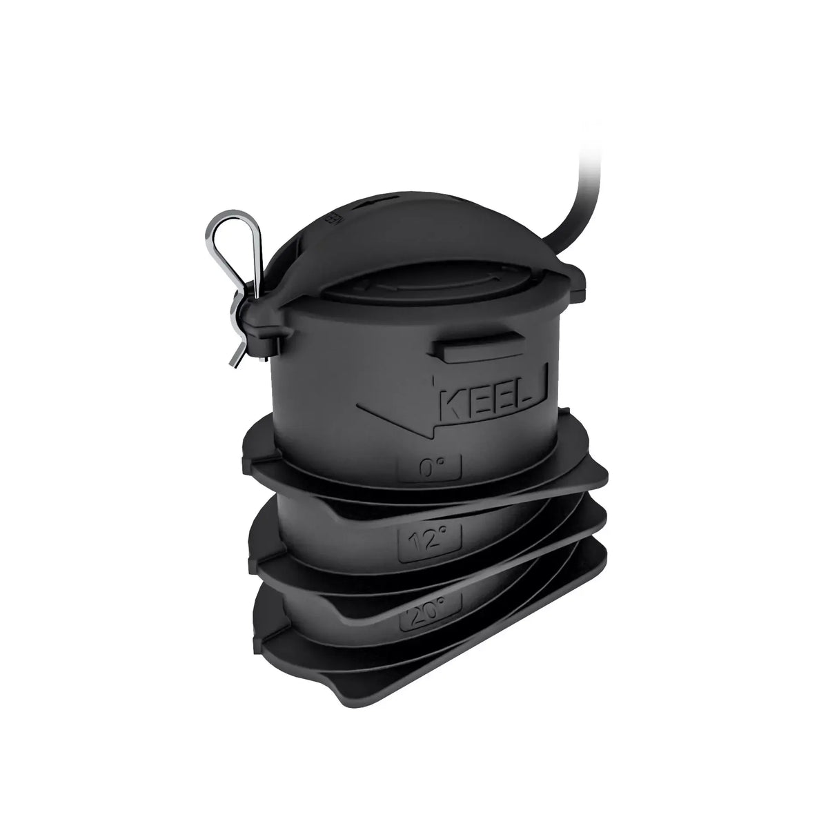 Raymarine CPT-S In-Hull CHIRP Transducer, For Non-Cored Fiberglass Hulls, 170-230 kHz, 0-25° Deadrise, 600 ft, 6m Cable — Quality Boat Parts