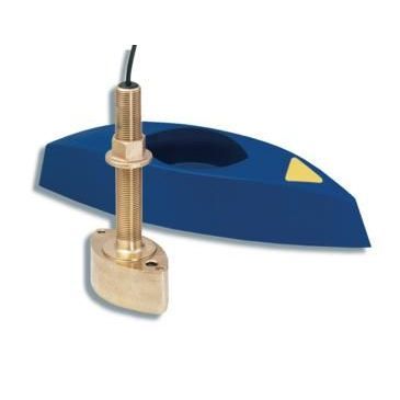 Raymarine B45L Thru-Hull Depth Transducer, Bronze Housing, Fairing Block, 114 mm Stem, 22 mm Hole — Quality Boat Parts