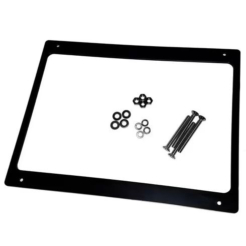 Raymarine A9X to Axiom 9 Adapter Plate, Existing Fixing Holes, Black Powder-Coated Finish — Quality Boat Parts