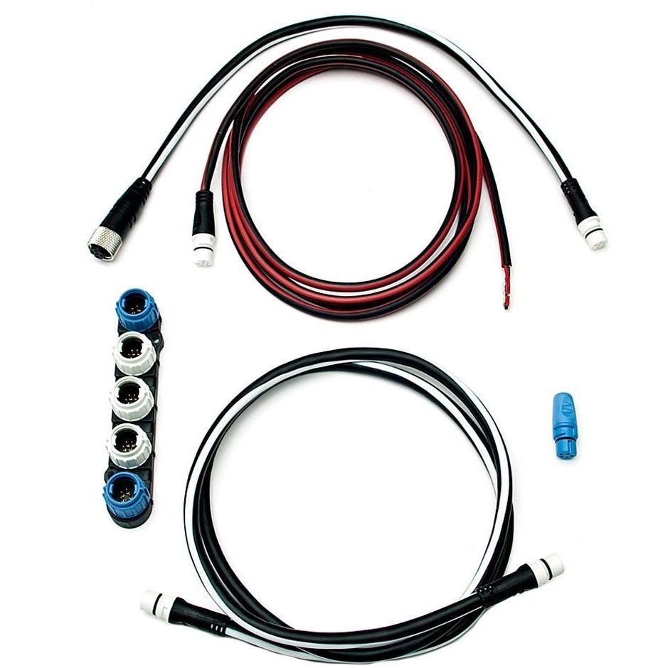 Raymarine NMEA 2000 Engine Gateway Cable Kit, SeaTalk NG to DeviceNet, 1 m Spur Cable, 5-Way Connector, 12V Power Cable, 2 Terminators — Quality Boat Parts