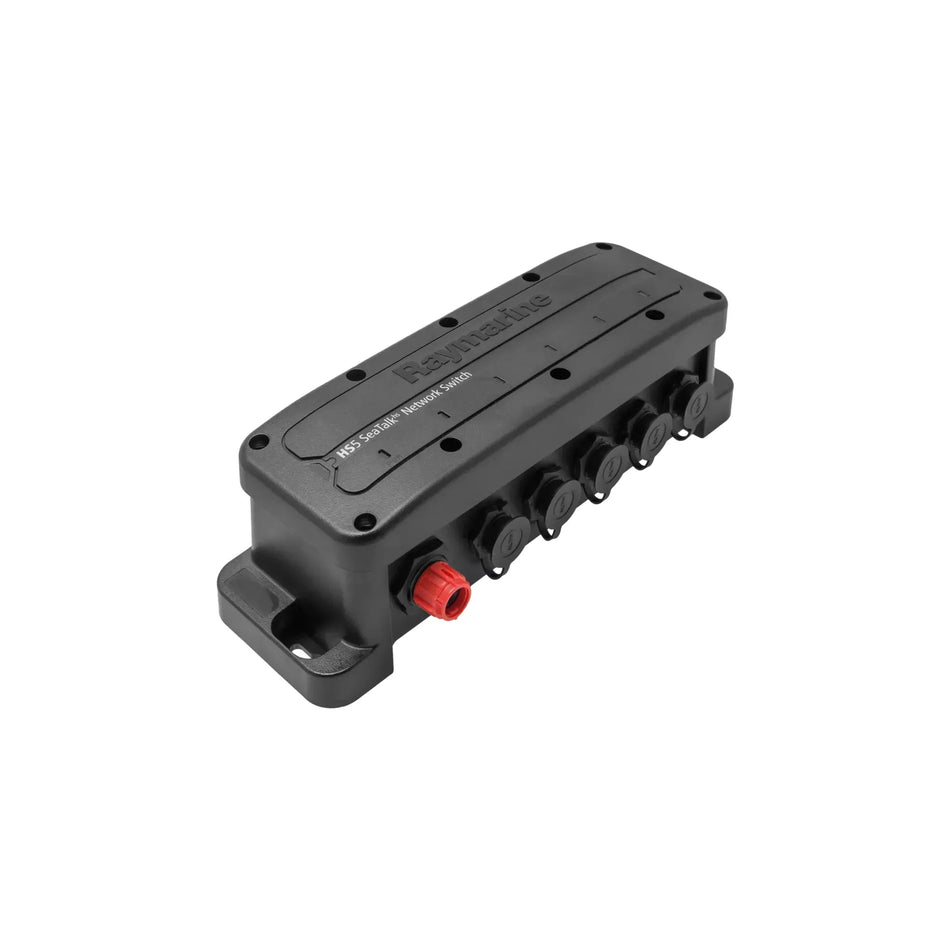 Raymarine HS5 RayNet Network Switch, 5-Port, 12/24V, Gigabit 5th Port — Quality Boat Parts