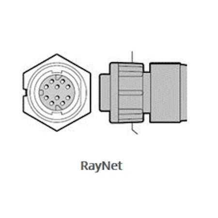 Raymarine RayNet to RJ45 Female Adapter Cable, 100mm, Waterproof RJ45 Gland — Quality Boat Parts