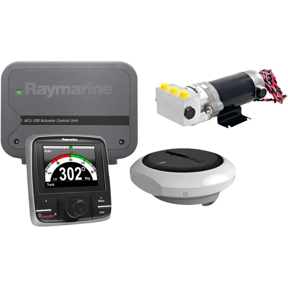 Raymarine EV-100 Power Pilot Autopilot System, For Hydraulic Outboards, 0.5L/12V Pump, p70Rs Control — Quality Boat Parts