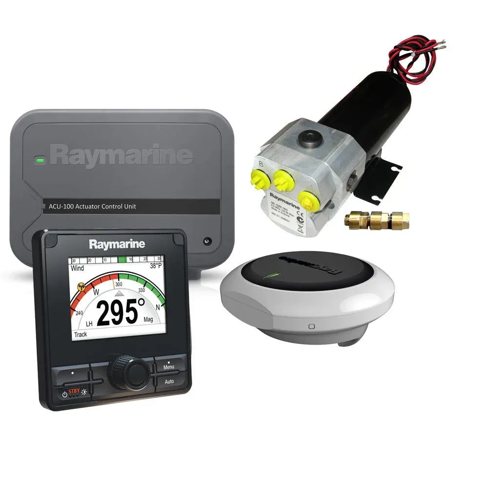 Raymarine EV-100 Power Pilot Autopilot System, For Hydraulic Outboards, 0.5L/12V Pump, p70Rs Control — Quality Boat Parts