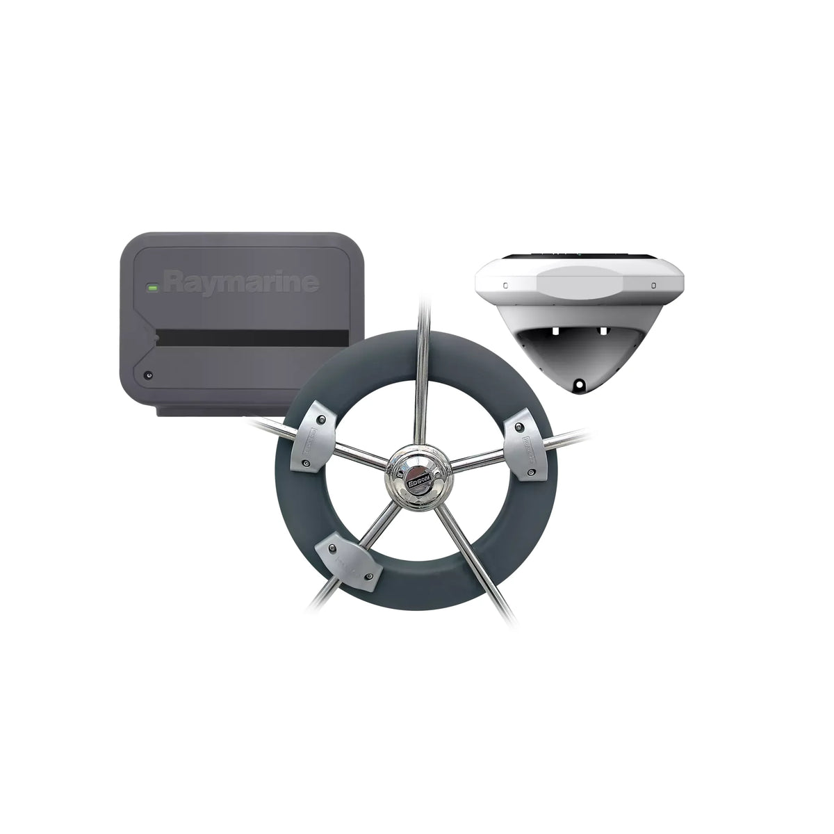 Raymarine EV-100 Sailboat Wheel Pilot Kit, No Control Head, 12V — Quality Boat Parts