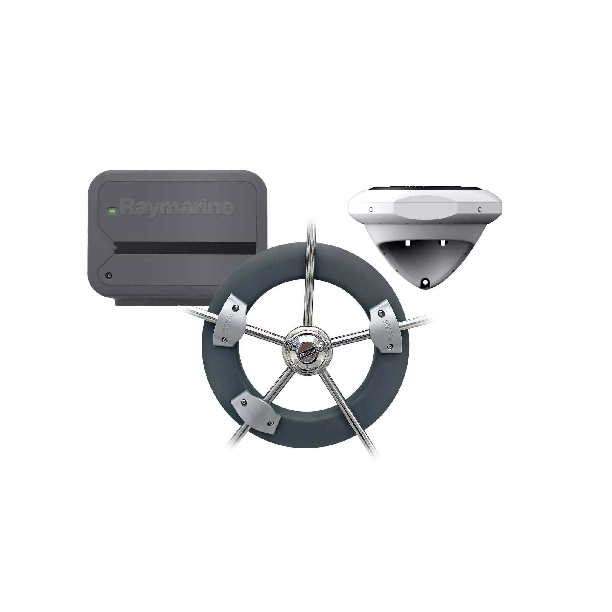 Raymarine EV-100 Sailboat Wheel Pilot Kit, No Control Head, 12V — Quality Boat Parts
