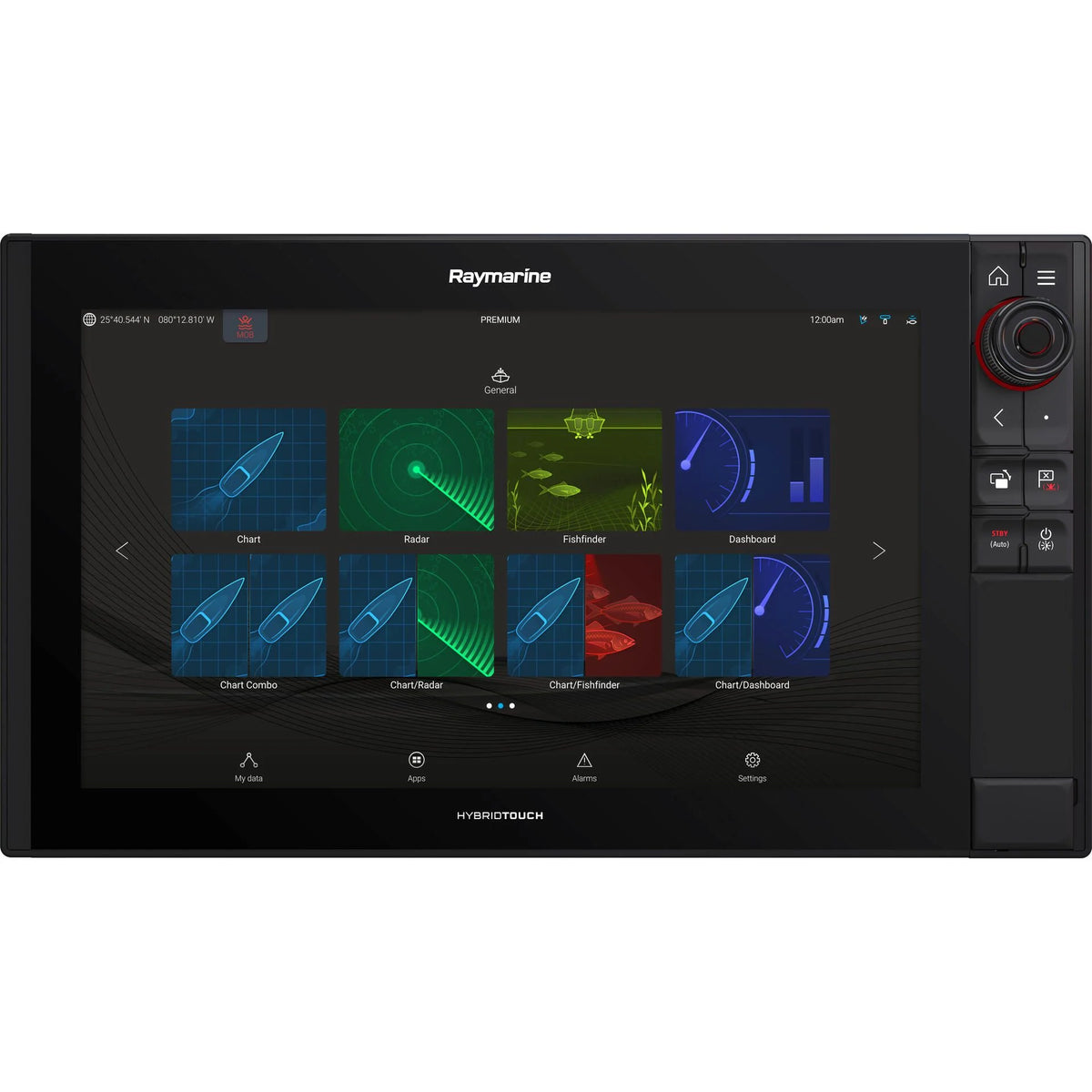 Raymarine Axiom Pro 16 S Multifunction Display, CHIRP Sonar, HybridTouch, NMEA 2000, No Charts — Quality Boat Parts