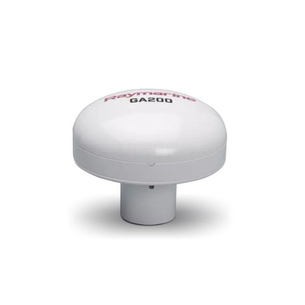 Raymarine GA200 GPS Antenna, IPX6, IPX7, 10 m Cable, Surface or Pole Mount — Quality Boat Parts