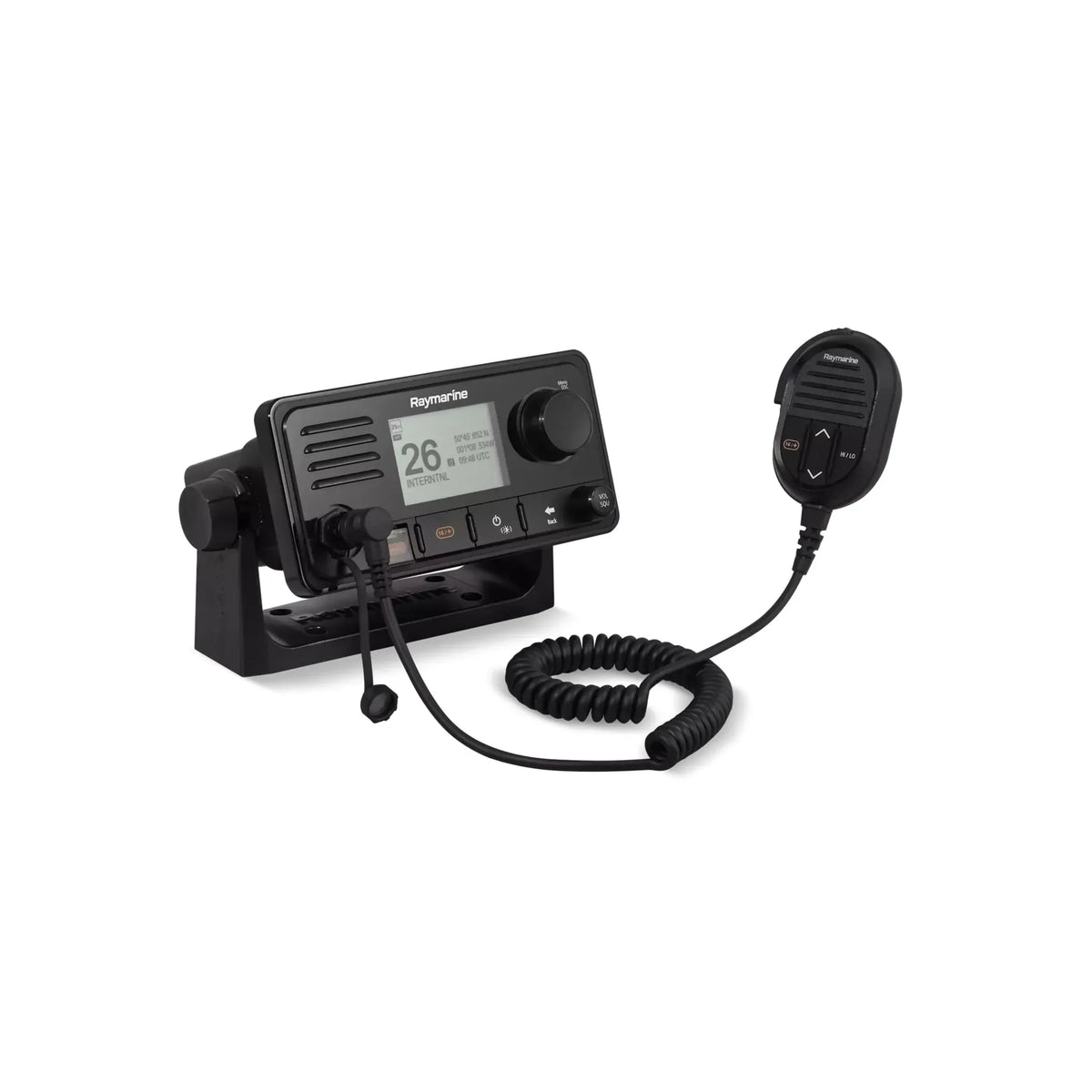 Raymarine Ray73 Fixed Mount VHF Radio, 25W, Class D DSC, AIS Receiver, GPS/GNSS, NMEA 2000, NMEA 0183, IPX6/IPX7, Loudhailer — Quality Boat Parts