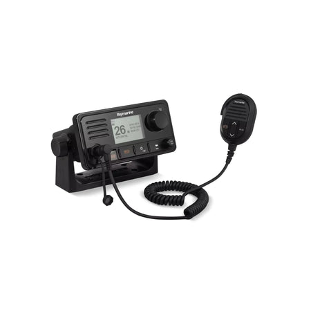 Raymarine Ray73 Fixed Mount VHF Radio, 25W, Class D DSC, AIS Receiver, GPS/GNSS, NMEA 2000, NMEA 0183, IPX6/IPX7, Loudhailer — Quality Boat Parts