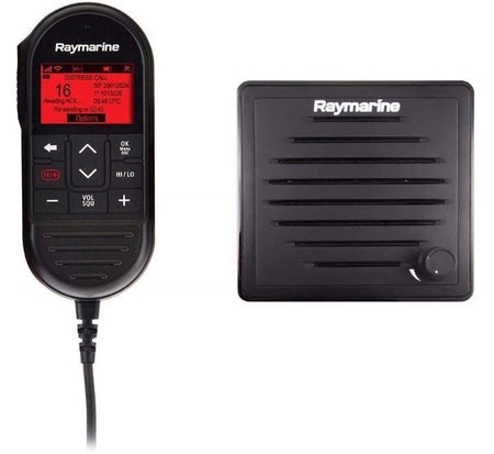 Raymarine Wired Second Station Kit, For Ray90/Ray91, RayMic Handset, Passive Speaker, 10m Cable — Quality Boat Parts