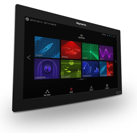 Raymarine Axiom XL 16 3D CHIRP MFD Bundle, RVX1000, GA200 GPS Antenna, RCR-SD Card Reader, Alarm Module, LightHouse Charts North America — Quality Boat Parts