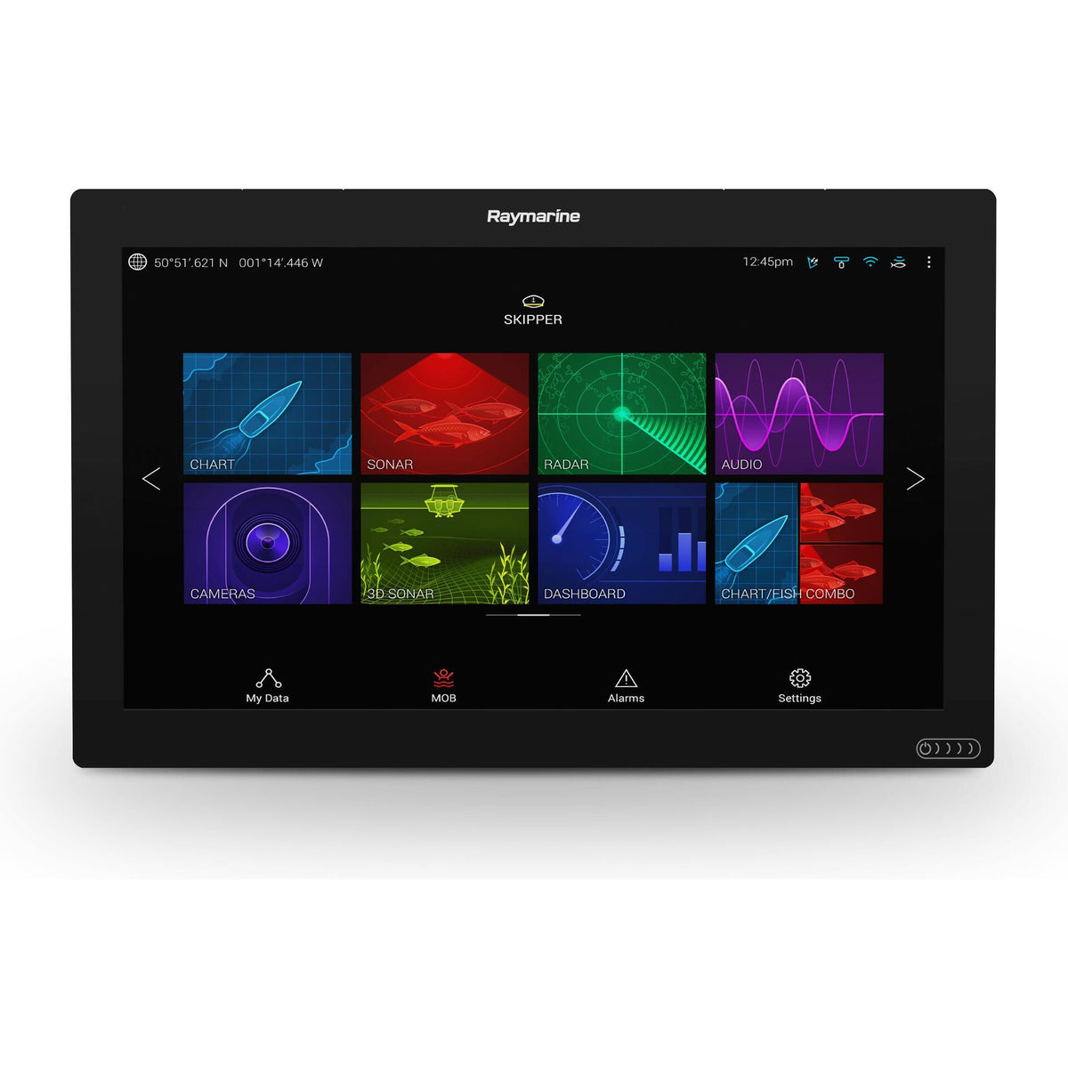 Raymarine Axiom XL 16 3D CHIRP MFD Bundle, RVX1000, GA200 GPS Antenna, RCR-SD Card Reader, Alarm Module, LightHouse Charts North America — Quality Boat Parts