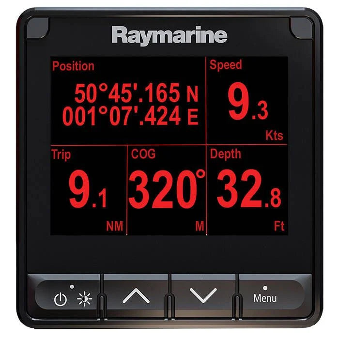 Raymarine i70s System Pack, Wind Depth Speed Transducers, 4.1 in Display, SeaTalkng, NMEA 2000, IPX6/IPX7 — Quality Boat Parts