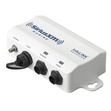 Raymarine SR200 InfoLINK SiriusXM Weather & Audio Receiver, For Axiom MFDs, 9-32V, IPX6/7, RayNet — Quality Boat Parts