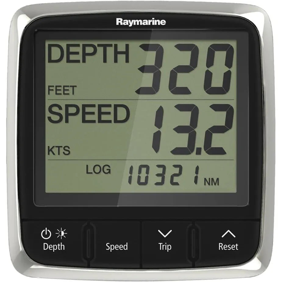 Raymarine i50 Tridata Display, 3-Line LCD, IPX6, SeaTalkng — Quality Boat Parts