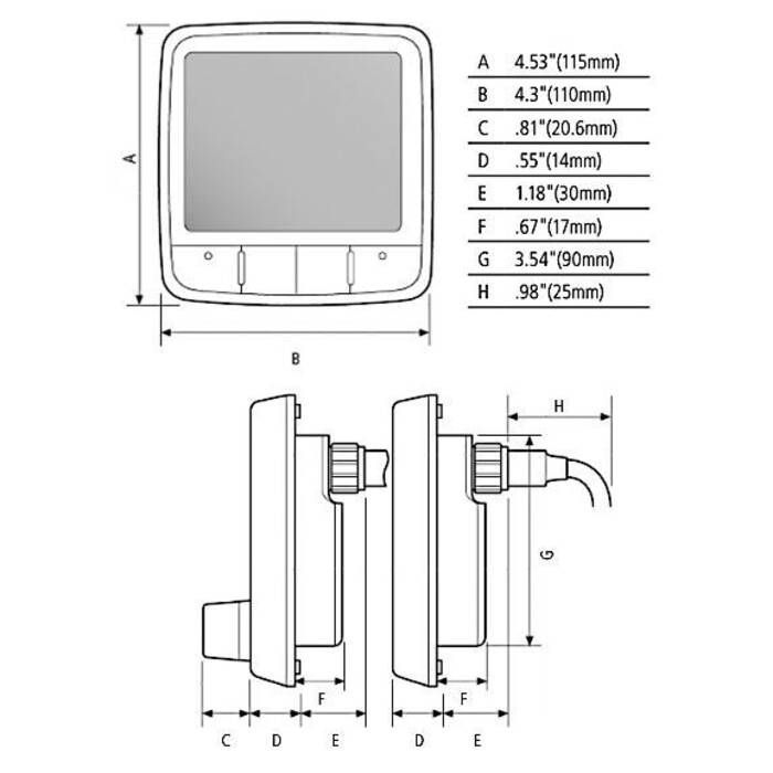 Raymarine i60 Wind Display System, Masthead Wind Vane Transducer, 12V, IPX6, SeaTalkng — Quality Boat Parts