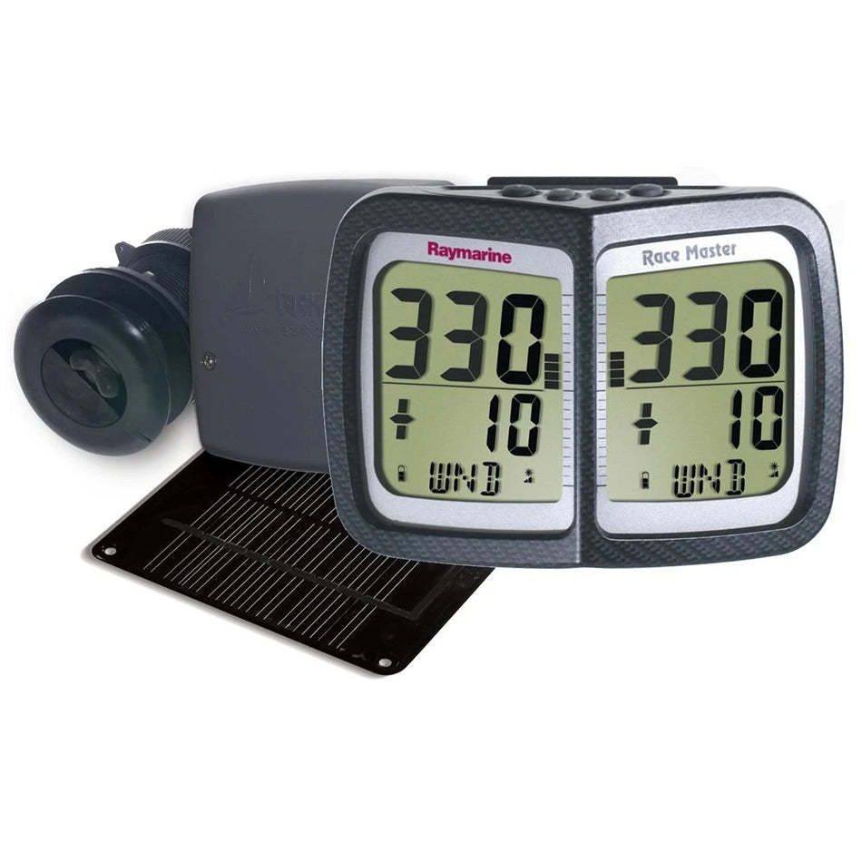 Raymarine Micronet Race Master System, Wireless, Solar-Powered, Speed Depth Temperature Triducer — Quality Boat Parts