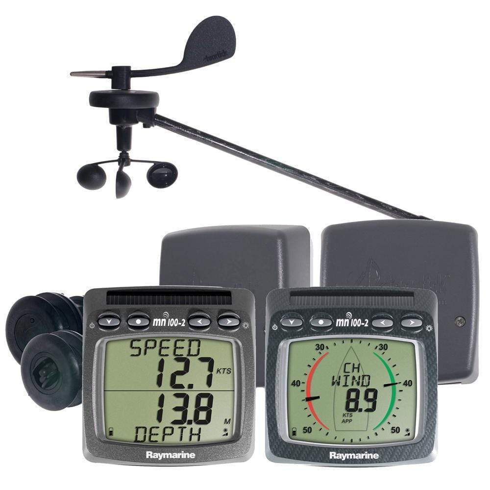 Raymarine T104 Micronet Wireless Depth/Speed/Wind NMEA 0183 System, Solar-Powered, Submersible to 10m — Quality Boat Parts