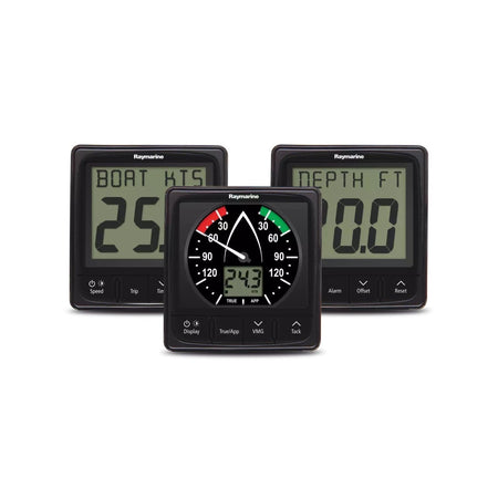 Raymarine i50/i60 Wind, Speed & Depth Instrument Pack, Transducers Included, SeaTalkNG, NMEA 2000, SeaTalk — Quality Boat Parts