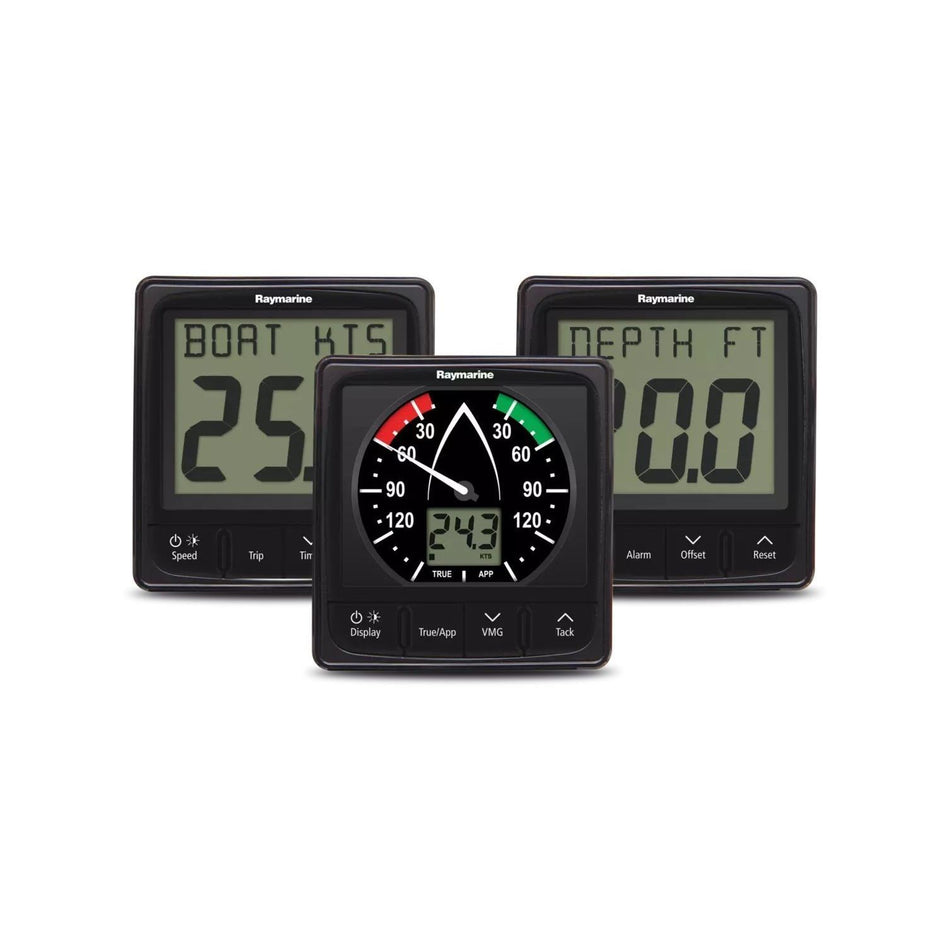 Raymarine i50/i60 Wind, Speed & Depth Instrument Pack, Transducers Included, SeaTalkNG, NMEA 2000, SeaTalk — Quality Boat Parts