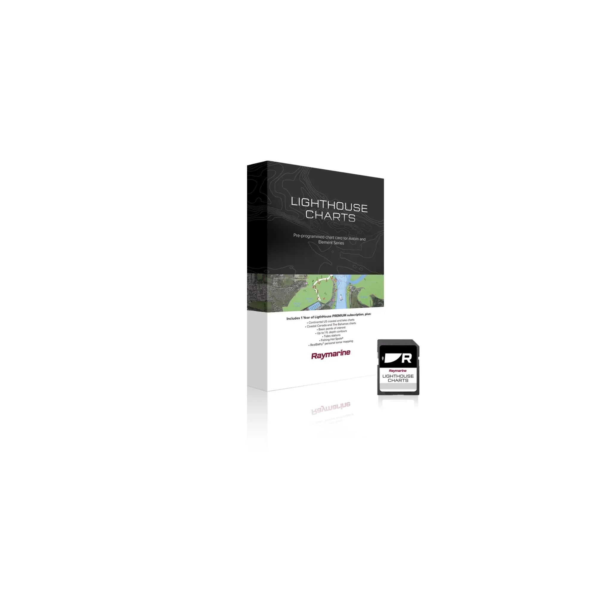 Raymarine LightHouse North America Chart, For Axiom and Element MFDs, microSD Card — Quality Boat Parts