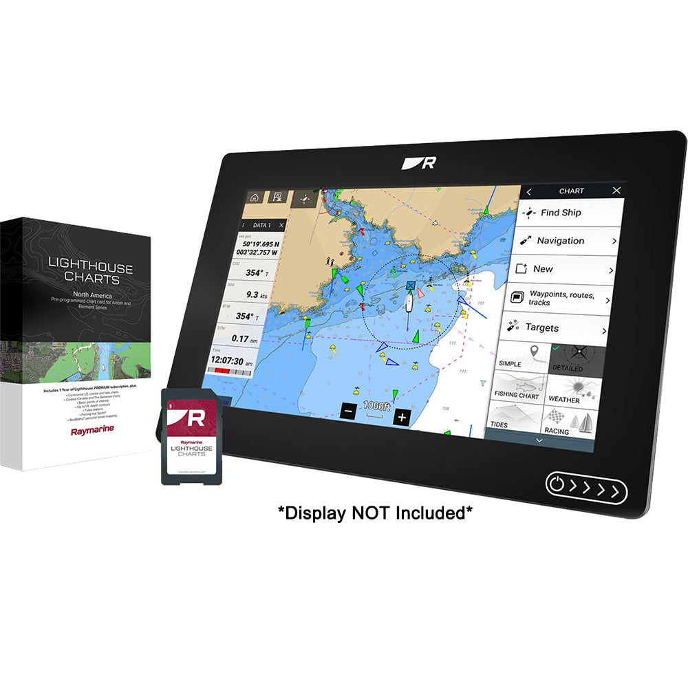 Raymarine LightHouse North America Chart, For Axiom and Element MFDs, microSD Card — Quality Boat Parts
