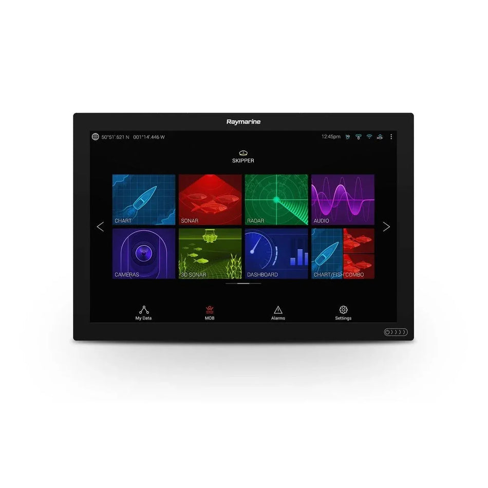 Raymarine Axiom2 XL 24 in MFD Kit, RCR-SD Reader, Alarm, Cable — Quality Boat Parts