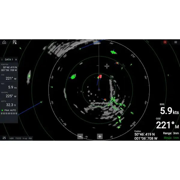 Raymarine Quantum 2 Q24D Radar Dome, 18 in, Doppler, CHIRP, Wi-Fi, Ethernet, Black Radome, No Cables — Quality Boat Parts