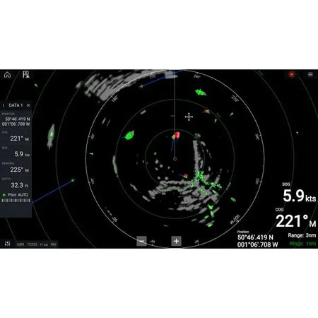Raymarine Quantum 2 Q24D Radar Dome, 18 in, Doppler, CHIRP, Wi-Fi, Ethernet, Black Radome, No Cables — Quality Boat Parts