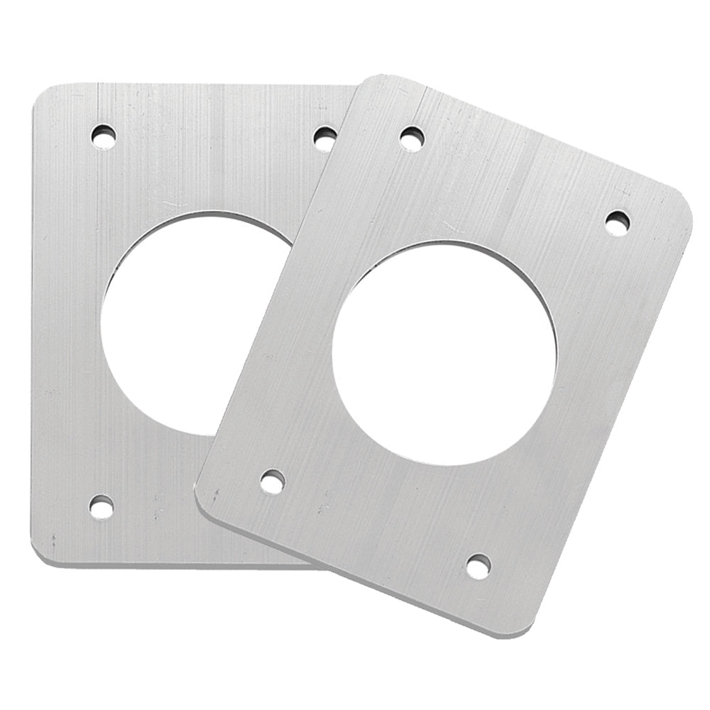 TACO Marine Grand Slam Backing Plates, For Outriggers, 5 x 6.5 x 0.25 in, Anodized Aluminum, 2pk — Quality Boat Parts