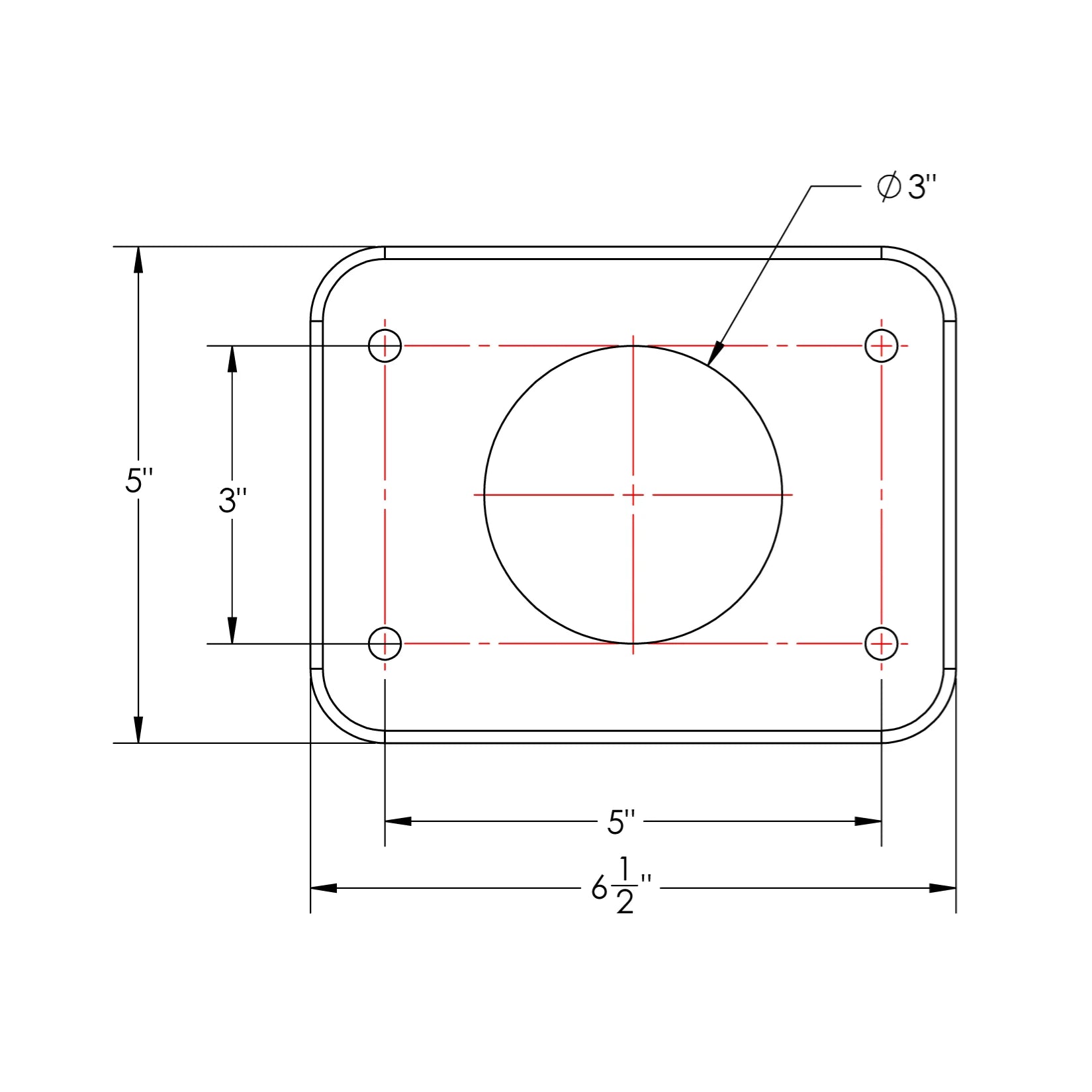 TACO Marine Grand Slam Backing Plates, For Outriggers, 5 x 6.5 x 0.25 in, Anodized Aluminum, 2pk — Quality Boat Parts
