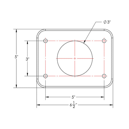 TACO Marine Grand Slam Backing Plates, For Outriggers, 5 x 6.5 x 0.25 in, Anodized Aluminum, 2pk — Quality Boat Parts