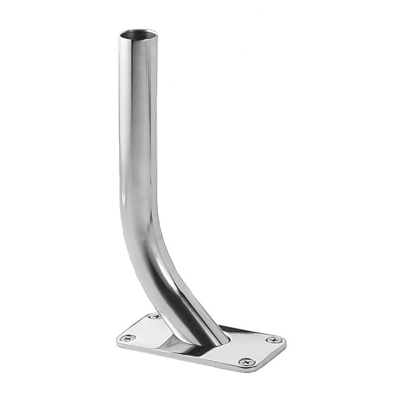 TACO Marine Striker Base Gunnel Mount Pair, For 1-1/2 in Outrigger Poles, 316 Stainless Steel, 12 Locking Positions — Quality Boat Parts