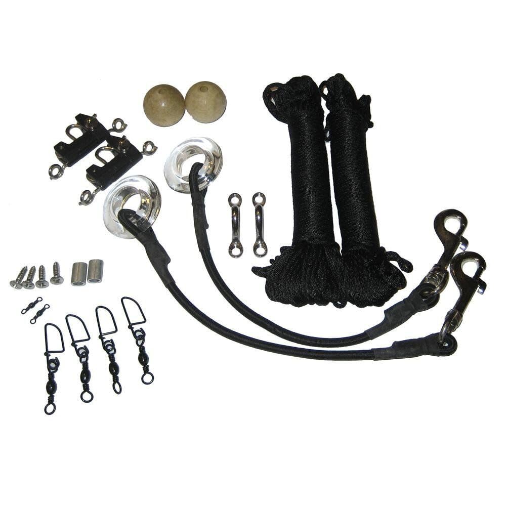 TACO Marine Standard Outrigger Rigging Kit, For Grand Slam 170, Up to 22 ft, 100 ft Dacron Cord — Quality Boat Parts
