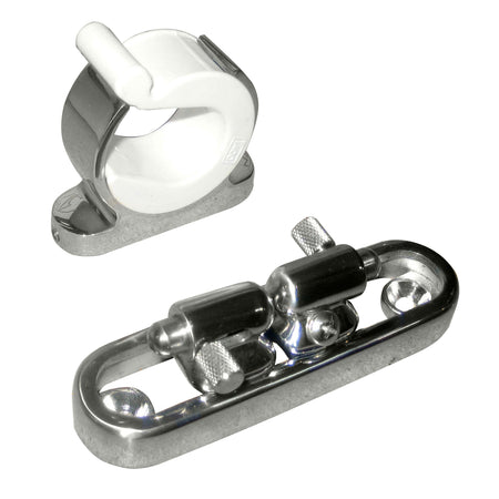 TACO Marine Reel Hangers with Rod Tip Holder Kit, SS316L, Adjusts 1.875 to 3.875 in — Quality Boat Parts
