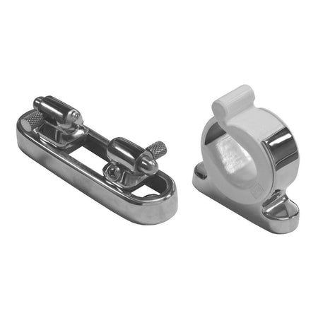 TACO Marine Reel Hangers with Rod Tip Holder Kit, SS316L, Adjusts 1.875 to 3.875 in — Quality Boat Parts
