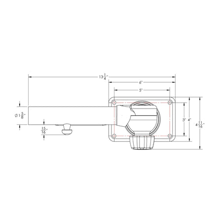 TACO Marine Grand Slam 2801 Outrigger Top Mounts, For 1-1/2 in Outriggers, 30° Offset Handle, 12 Locking Positions — Quality Boat Parts